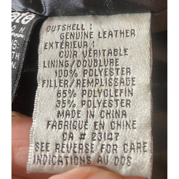 Talbots Womens Black Leather Hooded Coat 32" Long w/ Thinsulate Medium - Picture 7 of 13